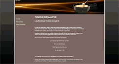 Desktop Screenshot of fonduedesalpes.fr