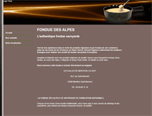 Tablet Screenshot of fonduedesalpes.fr